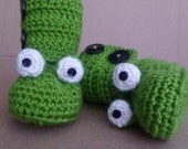 Baby Frog Booties Boots