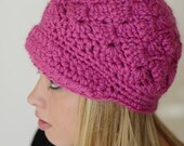 Newsboy Hat Pink Women Girl
