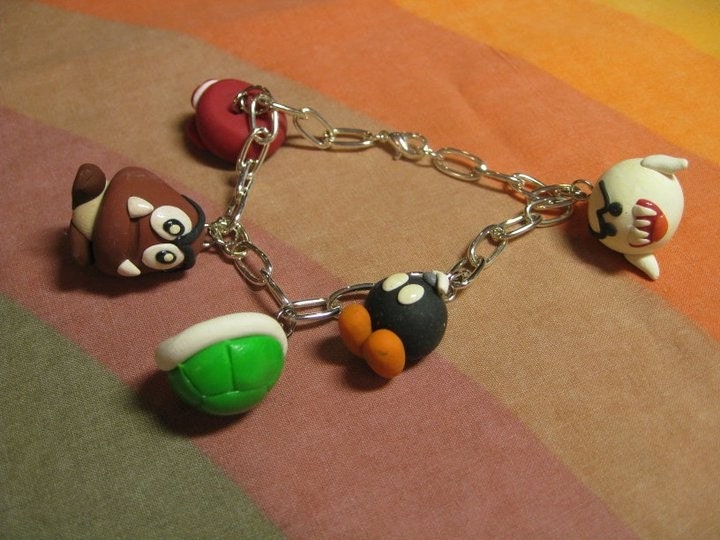 Super Mario Charm Bracelet