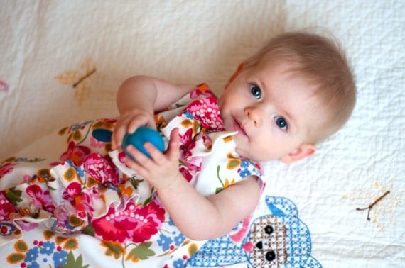 Baby Dress Pattern: Ruffled Chemise (PDF INSTANT DOWNLOAD)