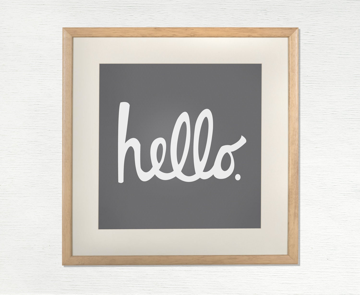 PRINT - Hello - Screen Print