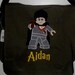 Personalized Lego Harry Potter Boutique Machine Embroidered applique olive green Messenger school bag