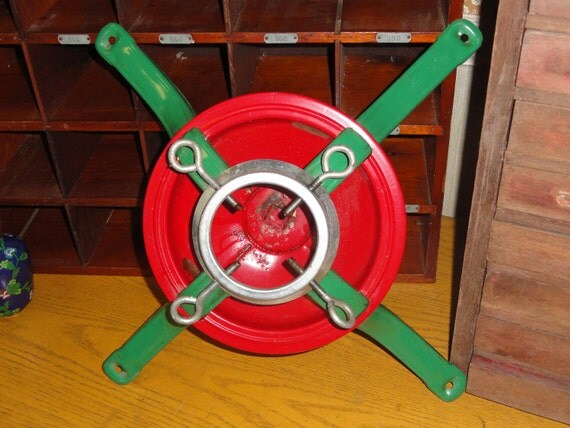 Items similar to Vintage Christmas Tree Stand All Metal on Etsy