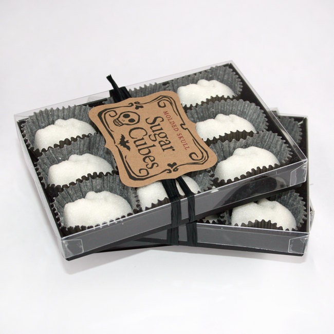 The Original Sugar Cube Skulls - two boxes of nine skulls