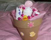 Baby Girl Gift in Paper Mache Pot Il_170x135