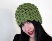 Crochet PATTERN Crocodile Stitch Cloche - Permission to Sell Finished Items