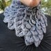 Crochet PATTERN Crocodile Stitch Neckwarmer - Permission to Sell Finished Items