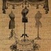 Dress Form Dressform Paris Fashion French Text Digital Image Download Transfer To Pillows Tote Tea Towels No. 1396