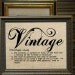 Digital Collage Sheet Download Burlap Fabric Transfer VINTAGE word DEFINITION words Iron On Pillows Totes Tea Towels No. 3221