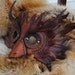 Spliced Owl Leather Mask