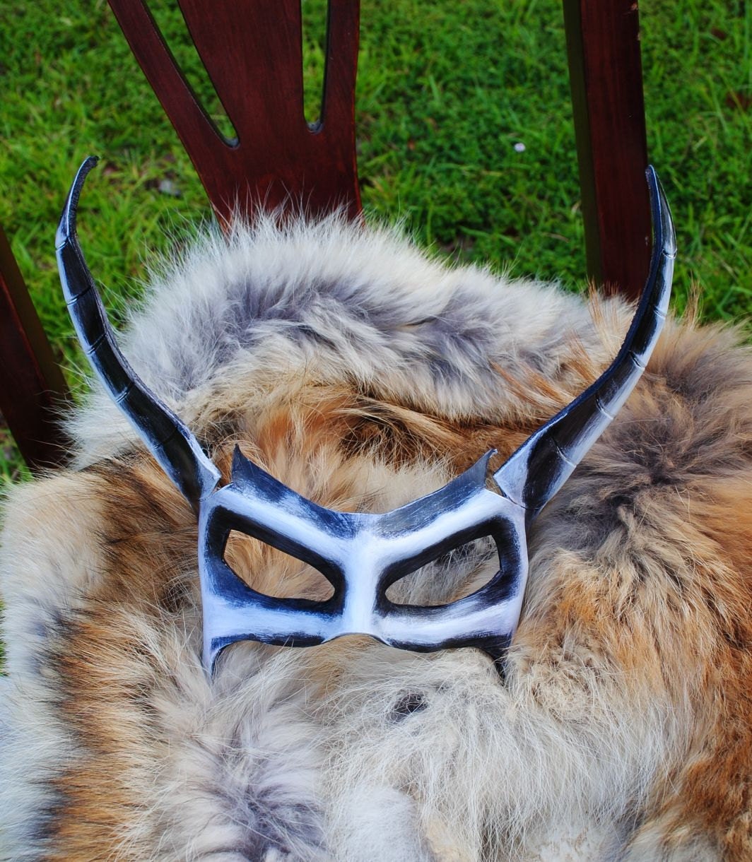 Bone Demon Leather Mask