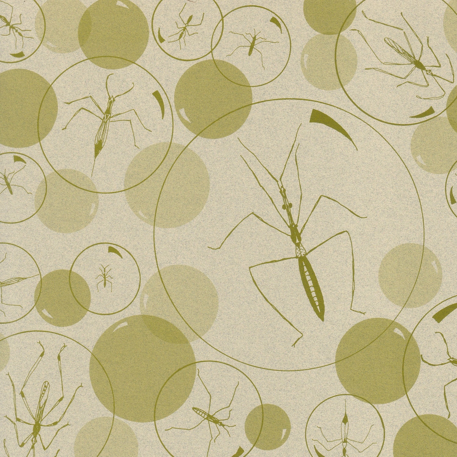 Artist Papers - 18x24 Sheets in Water Bugs Design