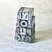 Antique Metal Printer's Type Ironic Texting Acronyms for Printing Stamping Collage Home Office Decor -Collection 4