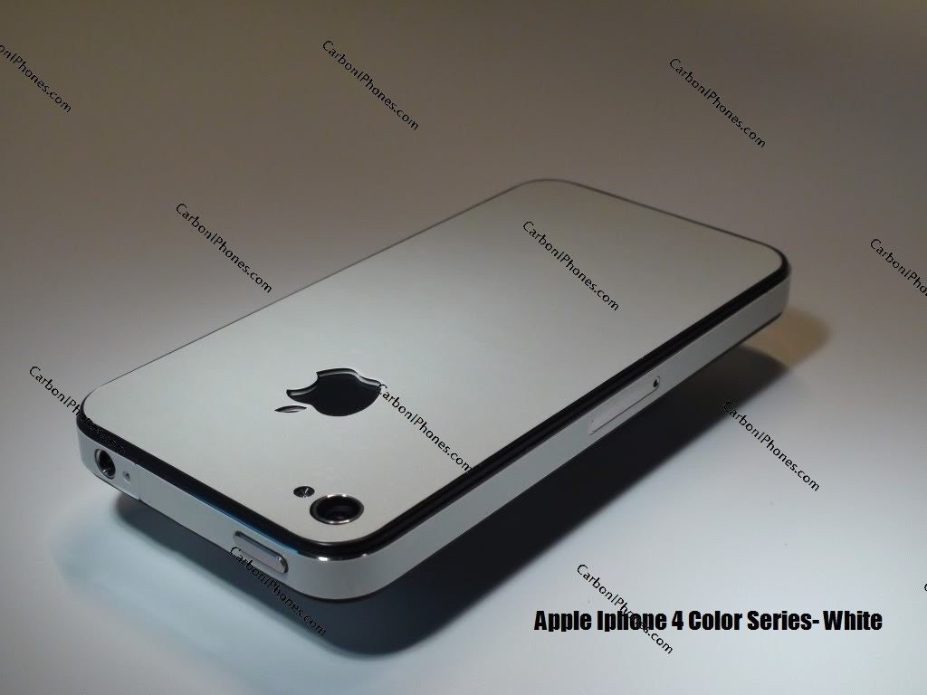 IPhone 4 White (Color Series) Full Body Skin Kit