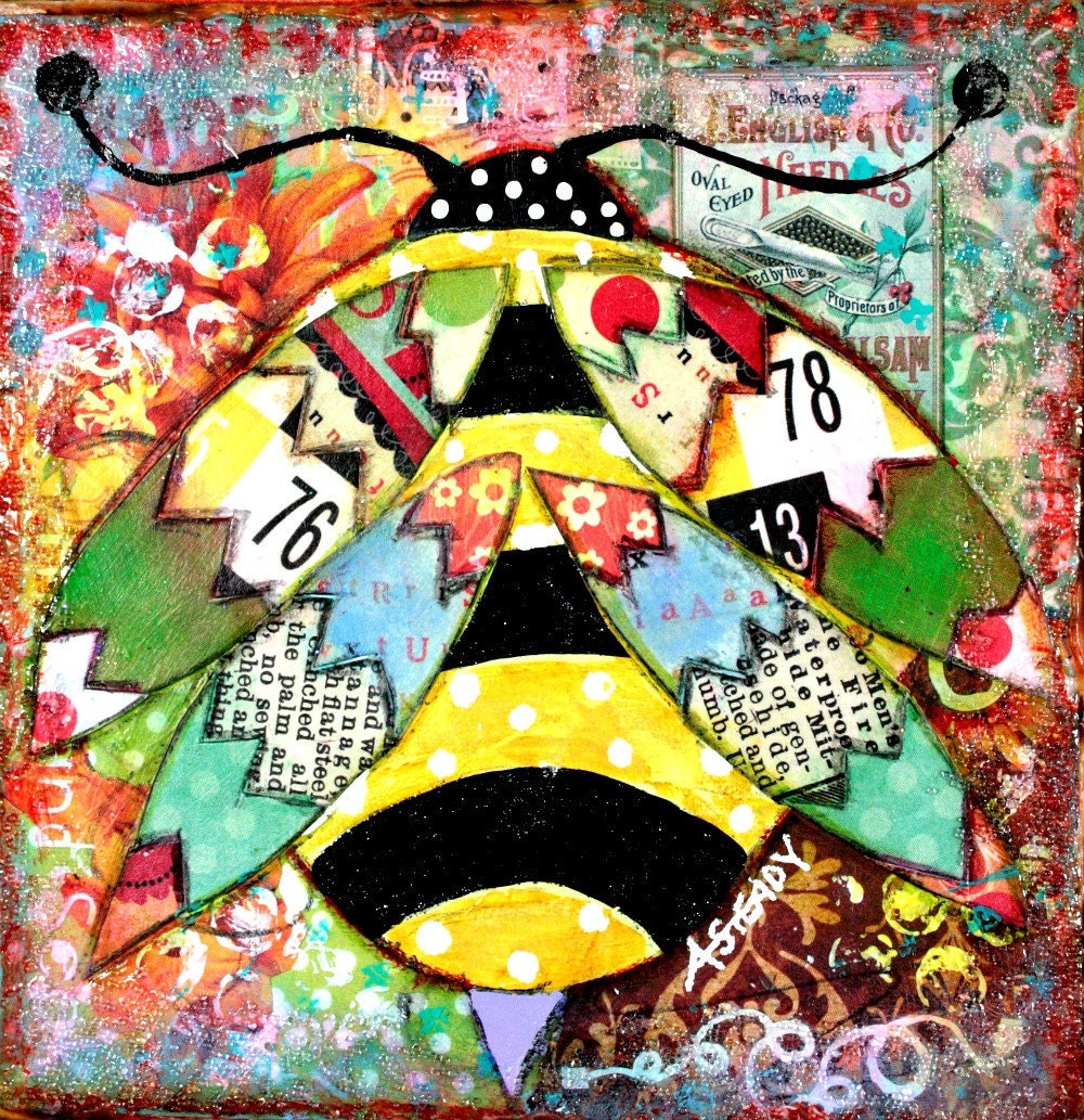 Art Print Bumble Bee on Etsy