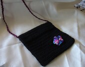 Crochet shoulder bag