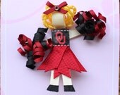 OU Oklahoma University Sooners Custom CHEERLEADER Hair Clip Bows