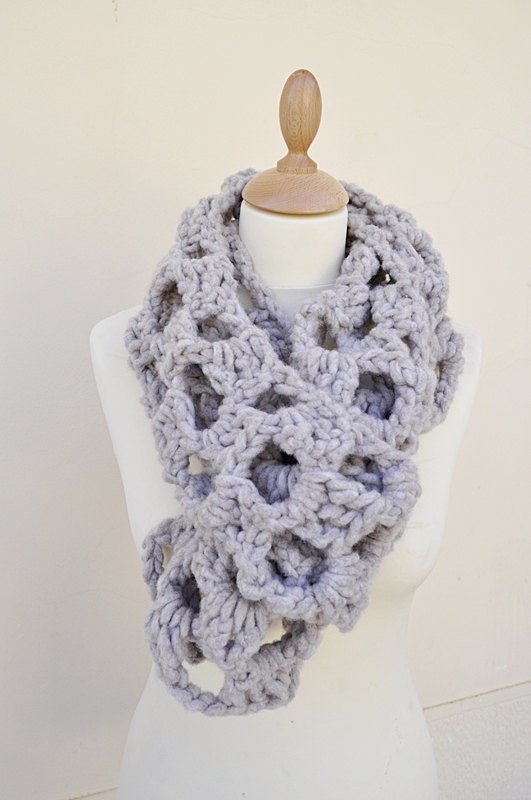 Chunky Crochet Scarf