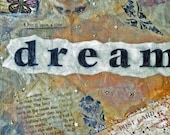 DREAM - ACEO / ATC Print - Dream, Believe, Achieve Series