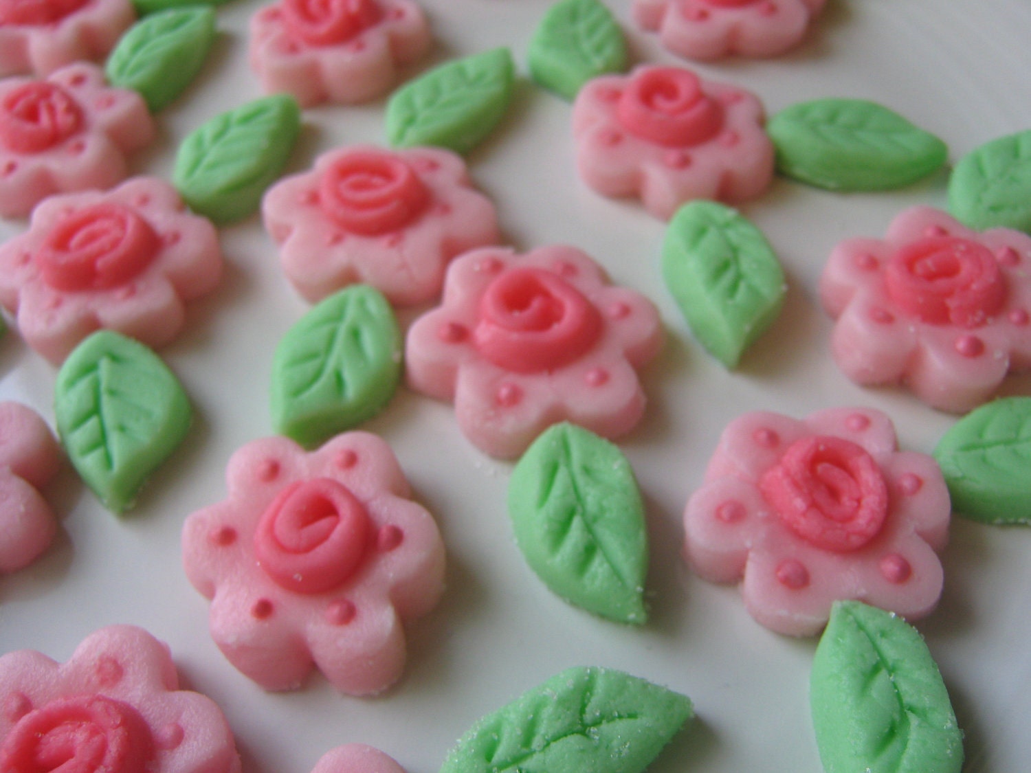 Grandma's Old Fashion Roses Mints - Cream Cheese Mints - Special Occasions, Weddings, Parties  - 150 Mints
