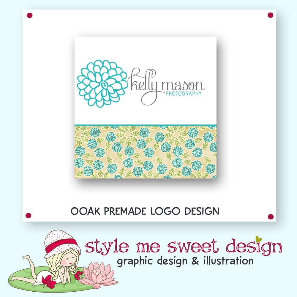 Premade Logo and Watermark-One of a Kind and NEVER RESOLD-by Style Me Sweet Design on Etsy