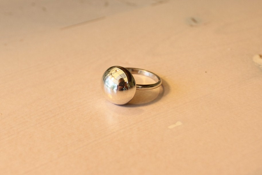 Bubble Ring - BIG - handmade sterling silver ring