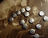 20pcs Antiqued Silver 6mm Round Double-sided Little Mod Bird Extender Charms Pendants Drops Gh S20