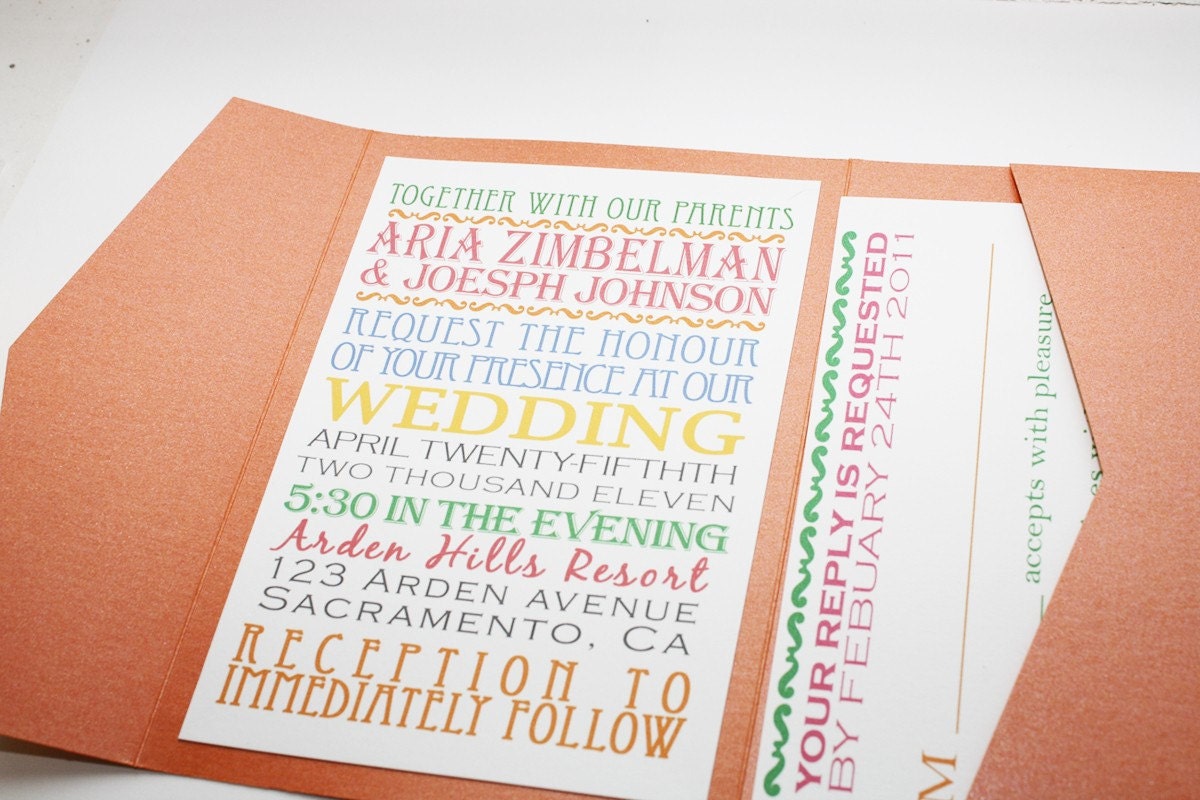 Modern Invitation - Firework - Sample listing
