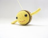 Crochet Bumble Bee Amigurumi Silvo Toy For Kids Gift Under 20