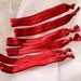 Runner's Red Elastic Hair Tie Headband