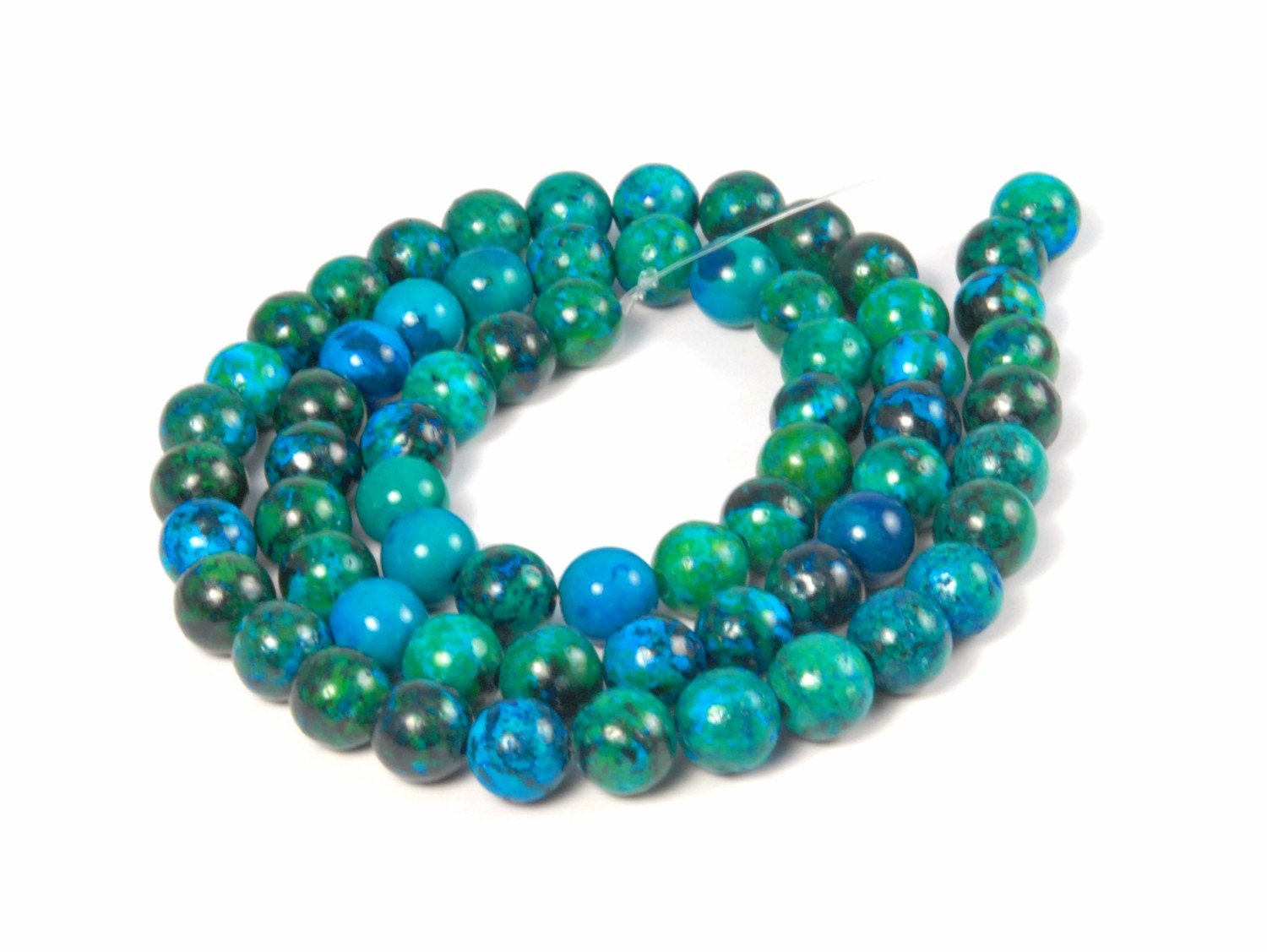 chrysocolla beads