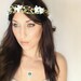 Sakura & Pip Berry Vine, Flower Crown, White, Woodland Wedding Tiara, Bridal Hair Wreath, head wreath, fairy - TIA -