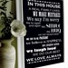 Family Rules In This House We... 11x14 Inspirational Quote Art Print