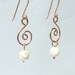Mother of pearl copper handmade natural jewelry, Sea shell collection