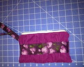 Zippered Pouch for MakeUp Pencils  Cosmetics  DoDads Organizer Misc
