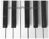 Piano Keys, 8x10 Digital Copy of Black and White Photograph, Art, Abstract