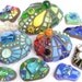 Mini Mosaic Stone - Good Luck Stone black/white