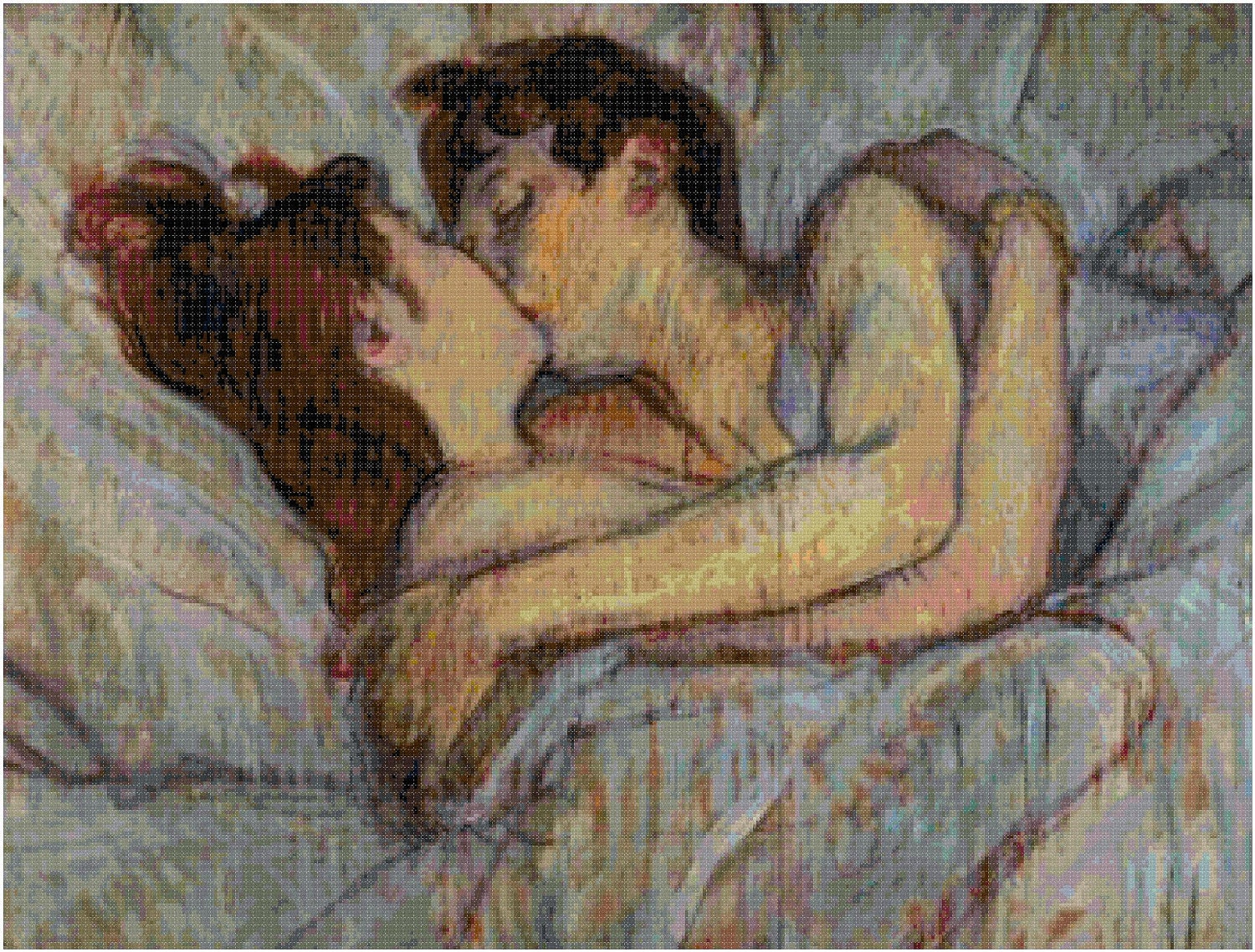 Toulouse Lautrec Kiss