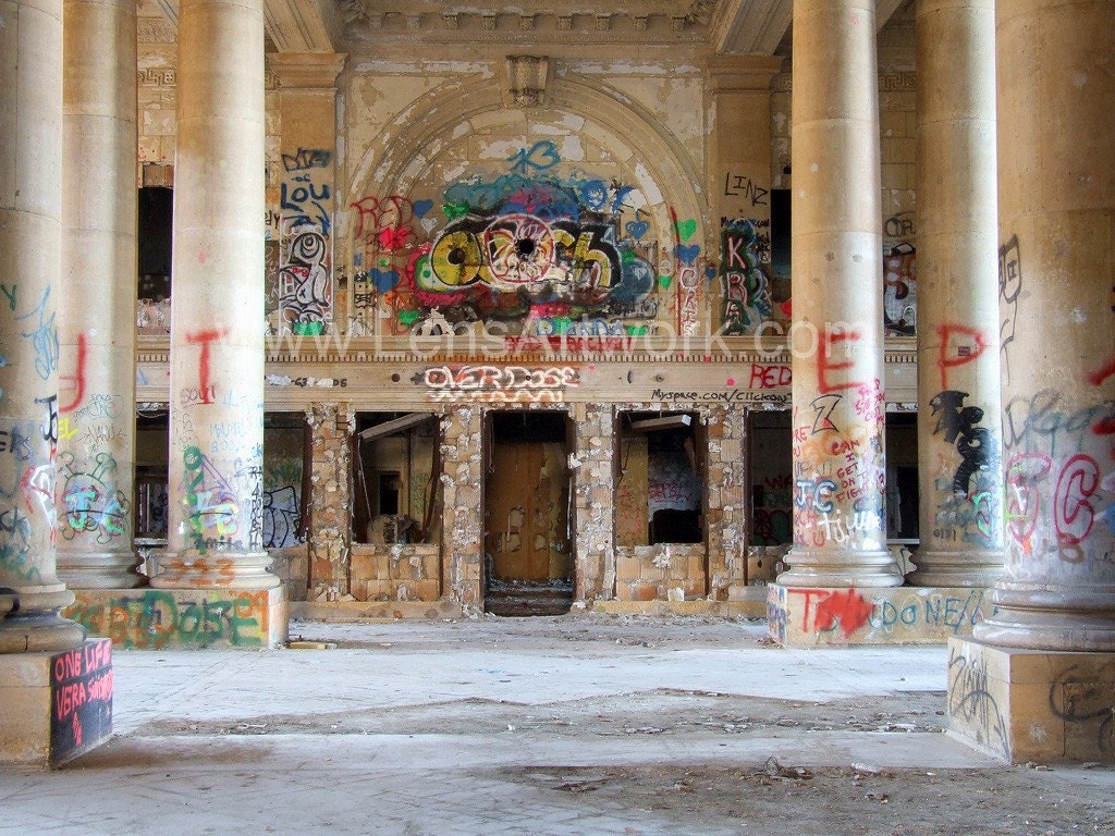 Tickets Please - fine art giclee print of Michigan Central Station