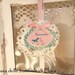 Door welcome plaque - 1/12 dolls house dollhouse miniature