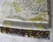 Custom NAME Original Fabric Design