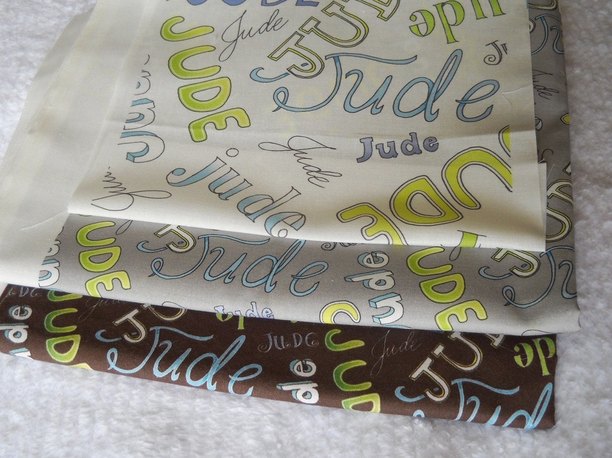 Custom NAME Original Fabric Design