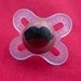 NEW Jibber Jabber W/Darker Skintones - Custom Hand Painted MAM Newborn pacifier in blue