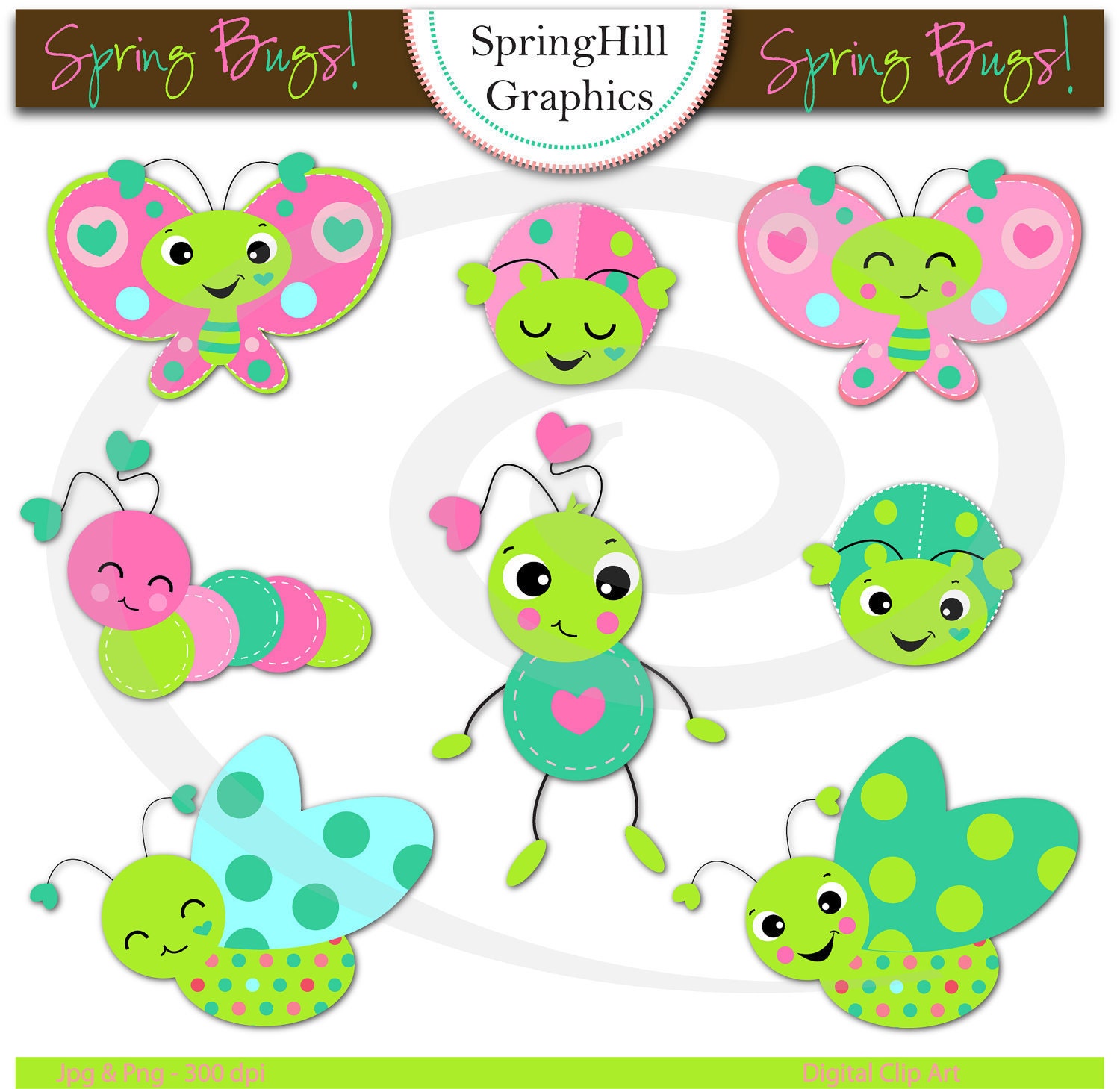 spring insects clipart - photo #5