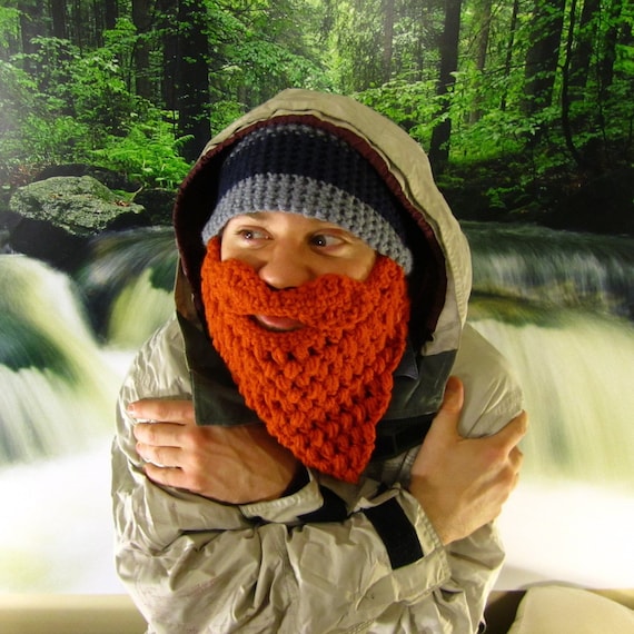Bearded Hat - Removable Beard - Striped