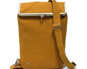 SALE Backpack - for laptop and more - Orange - Yellow - Duchess Case collection