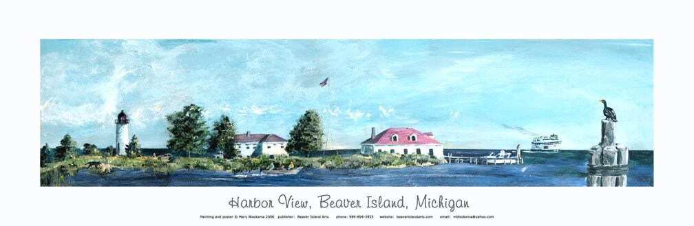 Beaver Island Harbor View Poster
