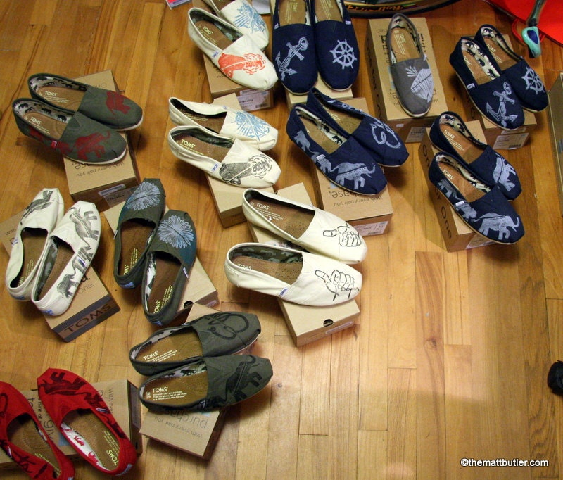 Custom TOMS Shoes Gift Certificate