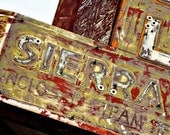Route 66 Sierra Vista Motel Sign - READY TO SHIP - Route 66 Art - Flagstaff Arizona - Vintage Neon Sign Art - 5X5 Fine Art Photograph