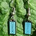 Coach Authentic Repurposed Earrings- sterling silver hooks